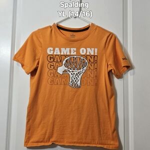 SOLD - YL (14/16) | Spalding | boys athletic shirt